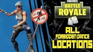 Fortnite - ALL FORBIDDEN DANCE LOCATIONS!!! - ITA