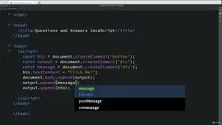 55 Modern JavaScript 61 011 Create Elements on the Page add Event Listeners
