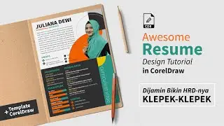 Tutorial Membuat Curriculum Vitae CV / Daftar Riwayat Hidup - Lamar Kerja - CORELDRAW 