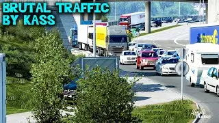 ETS2 1.43 Mods | Brutal Traffic Mod v2.4 By Kass (AI Traffic Mod)