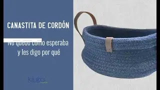 Canastita de Cordón│No quedó como esperaba y les digo por qué 😧