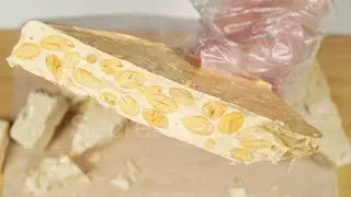 Испанский туррон из 4 ингредиентов. Твердая нуга | Almond Turron