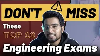 Top 10 Engineering Entrance Exams | Don't Miss ❌❌