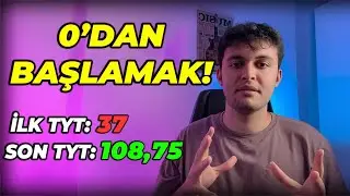 0'DAN YKS YOL HARİTASI ! | Adım Adım 100+'ya Çıkman İçin Dikkat Etmen Gerekenler !