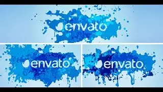 Paint Splash Logo (3 versions) /// After Effects Template