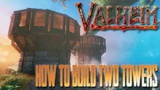 How to Build 2 Towers Valheim with a Bridge