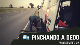 Argentina a dedo 🚗🇦🇷👍 [PINCHAZO EN AUTOSTOP]  Vlogcember 27