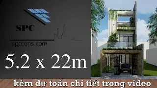 Nhà phố một trệt hai lầu
