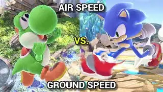 AIR SPEED VS. GROUND SPEED in Smash Ultimate!!