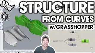Creating a Structure FROM CURVES in Grasshopper!