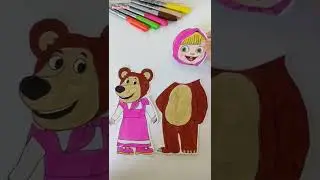 Maşa ile Kocaayı,Fil Necati ve Kral Şakir Kafa Değiştirme Oyunu-Yaratıcı Oyunlar #funnykids #shorts