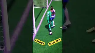 Fifa 23! Hell goalkeeper pass! #fifa23 #football #futchampions