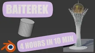 BAITEREK make Full Copy in Blender 3D Timelapse