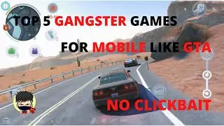 Top 5 Gangster Games Like GTA For Mobile | Faizy Playz | No Clickbait