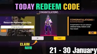 25 January Redeem Code | Free Fire Redeem Code | FF Redeem Code
