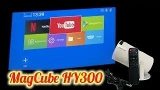Projector MagCube HY300 - Unpacking and first power  (Android 11)