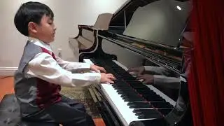 Sonata K545, First Mvt. (W. A. Mozart) by Evan Lê (6 years old)