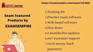 1Z0-062 Oracle Database 12c: Installation and Administration Exam Training Kit by ExmasEmpire