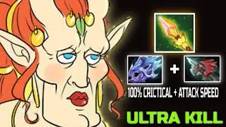ENCHANTRESS CARRY with BROKEN BUILD in Turbo DOTA 2 