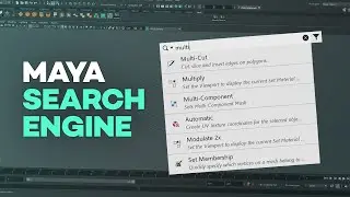 Maya's Quick Search Feature: Easily Locate Tools