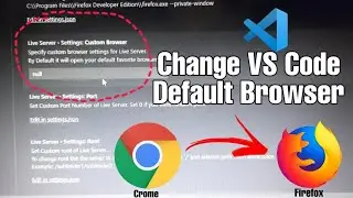 Change VS Code default browser ! The Code World.
