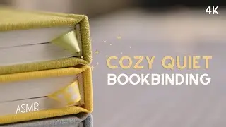 Bookbinding brings me calm and presence ✦ ASMR case binding process, no talking