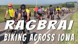 RAGBRAI 2022 Cycling Across Iowa for the First Time | Van Life Bike Adventure