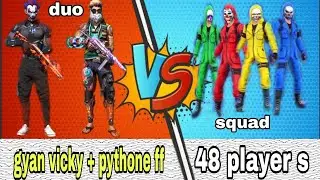Duo v/s squad free fire | full map ranked gameplay | 😱😎 #carrylover #freefireindiaofficial #shorts