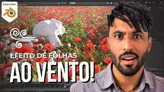 🍃Efeito de VEGETAÇÃO AO VENTO no Blender com Geo-Scatter addon