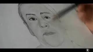 Speed Drawing Retrato a Lápiz  Art Kevinrs.K @Art.Kevinrs.K
