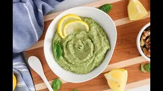 Vegan Walnut Basil Pesto (Easy Oil-Free Recipe)