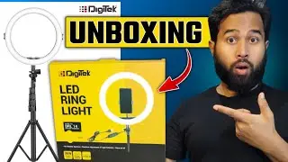 Best Budget Ring Light ft. DIGITEK DRL-14C LED 14 inch for Youtube and Instagram Unboxing and Review