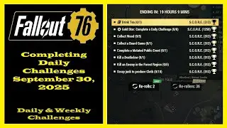Completing Daily Challenges For September 30, 2025 - Fallout 76 Daily Challenges Guide
