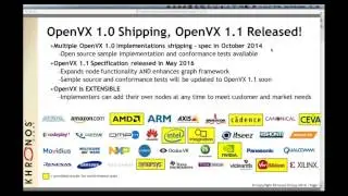 Khronos OpenVX Webinar - June 2016