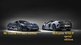 MCLAREN GENEVA MOTOR SHOW with bare Carbon P1 and 6875LT Special Edition