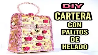 Cartera con Palitos de  Helado