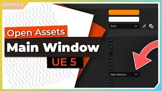 How To Always Open The Asset Editor In The Main Window - Unreal Engine 5