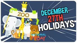 TOP 3 HOLIDAYS to CELEBRATE on December 27th | National Today