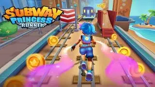 SUBWAY PRINCESS RUNNER 😄 #viral #trending