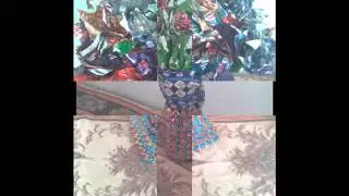 платье из конфетных фантиков