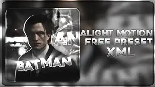 AE INSPIRED Edit 🥵 batman badass edit 🛐Alight Motion (free preset?) link in description