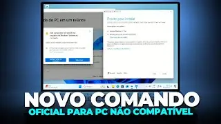 Novo COMANDO OFICIAL Microsoft é LIBERADO PARA Instalar Windows 11 24H2 em QUALQUER PC INCRÍVEL!