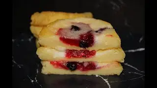 Ватрушка из творога.Сottage cheese dessert.