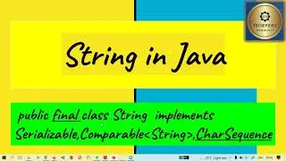 What is a String in Java|| String in Java||String class in Java||Java tutorial for Beginners 