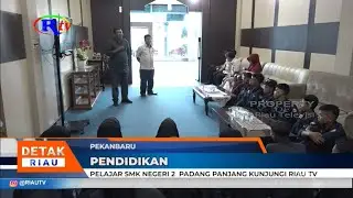 PELAJAR SMK NEGERI 2 PADANG PANJANG KUNJUNGI RIAU TV