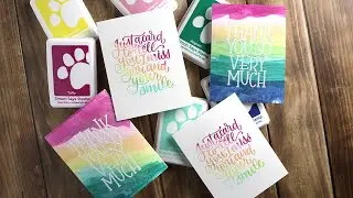Colorful Stamping & Inking with Minimal Supplies with Kristina Werner