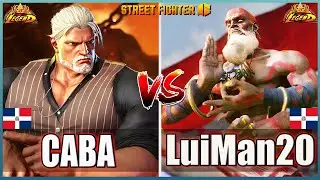 Street Fighter 6 🔥 CABA (GUILE)  Vs  LuiMan20 (DHALSIM) 🔥Best Room Match🔥FightingGameWorldX