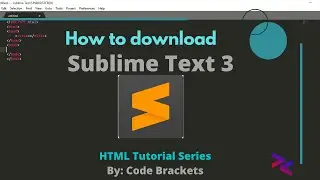 How to download Sublime Text 3  । HTML Part ।  Code Brackets