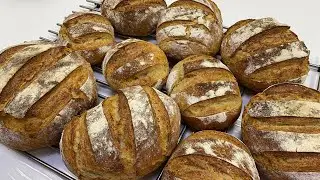 ХЛЕБ НА ЗАКВАСКЕ! Самый полезный и вкусный(без дрожжей)