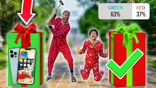 DON'T CRUSH THE WRONG MYSTERY PRESENT! 🎁🎄 (iPhone, New Car)